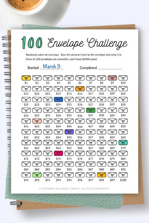 1000 Envelope Savings Challenge, 100 Day Budget Challenge, Savings Challenge Paycheck, 100 Days Of Saving Money, Envelope Saving System 1-100, 100 Envelope Savings Challenge 10000, 100 Dollar Envelope Challenge, 200 Envelope Challenge, 60 Day Envelope Challenge