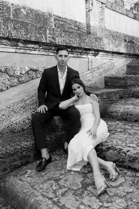 Vizcaya Museum And Gardens Engagement, Miami Couple, Vintage Inspired Engagement Photos, Miami Engagement Photos, Italian Engagement, Editorial Couple, Elegant Editorial, Photoshoot City, Vizcaya Museum And Gardens