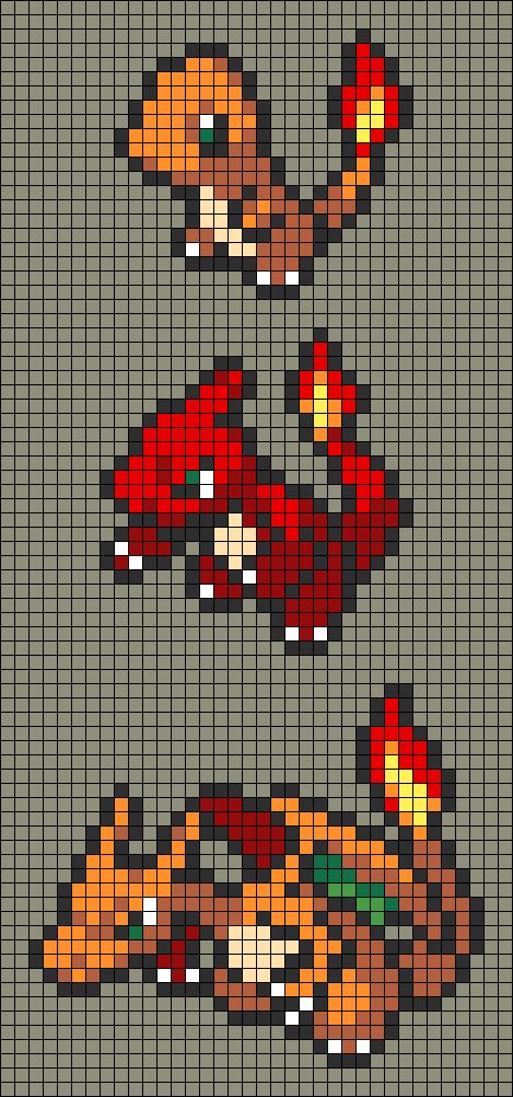 Alpha pattern #155556 | BraceletBook Pixelated Pokemon Tattoo, Cloud Strife Pixel Art, Charizard Cross Stitch, Gengar Alpha Pattern, Pokemon Grid Pattern, Charizard Perler Beads, Pokemon Alpha Pattern, Pixel Art Inspiration, Small Pixel Art Grid