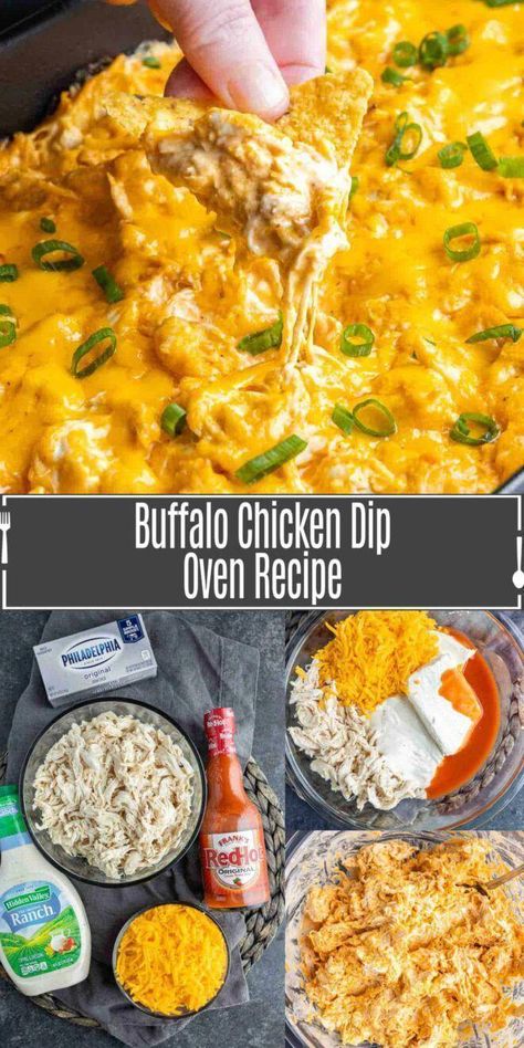 Make this easy-baked buffalo chicken dip recipe in the oven and serve with chips, crackers, and veggies for the ultimate party appetizer! This dip from Home. Made. Interest. is packed with all of the spicy flavors of your favorite buffalo wings and it’s so easy to make. You only need 5 ingredients, shredded chicken, buffalo sauce (hot sauce), ranch dressing, and lots of delicious cheese (cheddar and cream cheese)! #DetoxandCleanseSalads Baked Buffalo Chicken Dip, Chicken Buffalo, Chicken Dip Recipe, Buffalo Chicken Dip Recipe, Cheese Cheddar, Chicken Dip, Party Appetizer, Buffalo Chicken Dip, Buffalo Wings