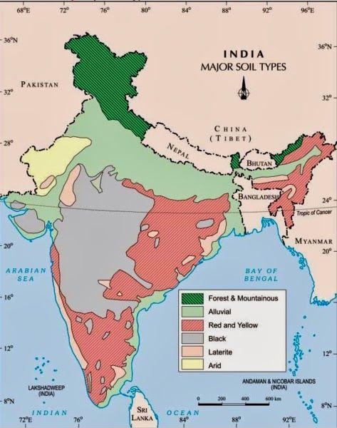 Gk English, Indian Map, Indian Geography, India World Map, History India, Map Of India, India Gk, Soil Types, Black Soil