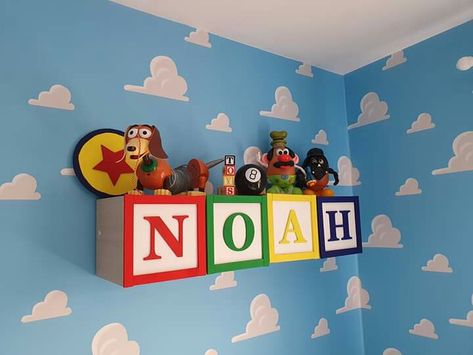 Hunters Bedroom, Pixar Nursery, Toy Story Bedroom, Toy Story Nursery, Toy Story Room, Toy Story Baby, Toddler Boy Room Decor, Boys Bedroom Makeover, Toy Story Theme