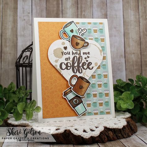 Coffee Themed Cards, International Coffee Day, Coffee Stamps, Chocolate Card, International Coffee, National Coffee Day, Coffee Day, Coffee Cards, Coffee Theme