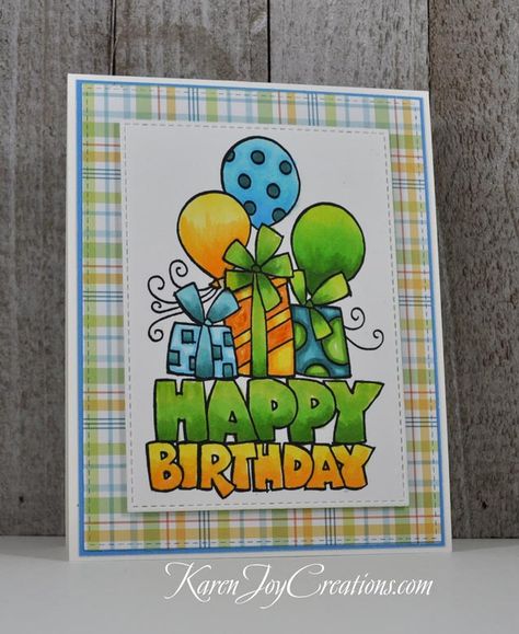 Painted Birthday Cards For Men, Hand Drawn Birthday Cards For Men, Watercolour Male Birthday Cards, Hand Painted Birthday Cards For Men, Happy Birthday Marker Drawing, Happy Birthday Doodles, Greeting Card Art, Hand Drawn Cards, Birthday Card Drawing