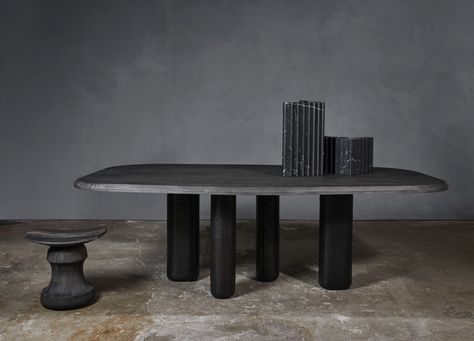 Dining Table Price, Dining Table Black, Oak Dining Table, Furniture Dining Table, Cabinet Makers, Wood Dining Table, Beveled Edge, Contemporary Interior, Furniture Collection