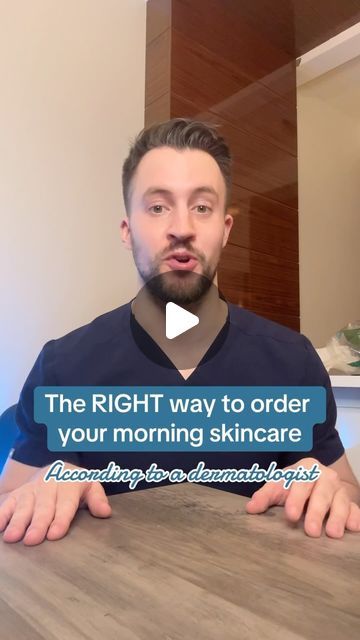 Mark Strom, MD, FAAD on Instagram: "Hit that follow so you don’t miss out on the right way to order your evening skincare ⬆️  This is the RIGHT way to order your ☀️MORNING☀️skincare routine (save this post so you can reference later!)  1. Cleanser 2. Toners/Essences/Serums - despite what people say, since these all do the exact same thing in modern skincare, it doesn’t matter what order you use these in. I generally recommend using the “thinnest” or most important one on your skin first. 3. Eye Cream 4. Spot treatment 5. Moisturizer 6. Sunscreen - ALWAYS last as you want your sunscreen to form a protective layer on top of your other skincare  Questions? Let me know in the comments ⬇️  #morningskincare #skincareorder #skincaretips #dermatologist" Am Face Routine Skin Care, Serum Or Moisturizer First, Am Skin Care Routine Order, Skincare Questions, Facial Serum Diy, Evening Skincare, Diy Serum, Dermatologist Recommended Skincare, Face Routine