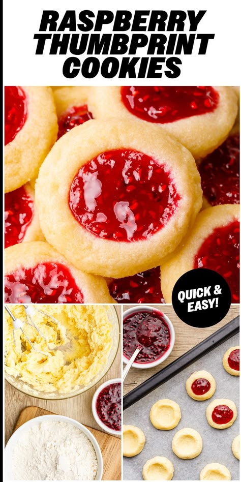 These homemade raspberry thumbprint cookies are divine! Such an easy thumbprint cookie recipe and so yummy with the raspberry jam filling. Raspberry Chocolate Thumbprint Cookies, Raspberry Jam Cookies Thumb Prints, Thumbprint Cookie Recipe, Thumbprint Cookies Easy, Raspberry Thumbprint, Raspberry Thumbprint Cookies, Thumbprint Cookie, Chocolate Thumbprint Cookies, Christmas Cookie Box