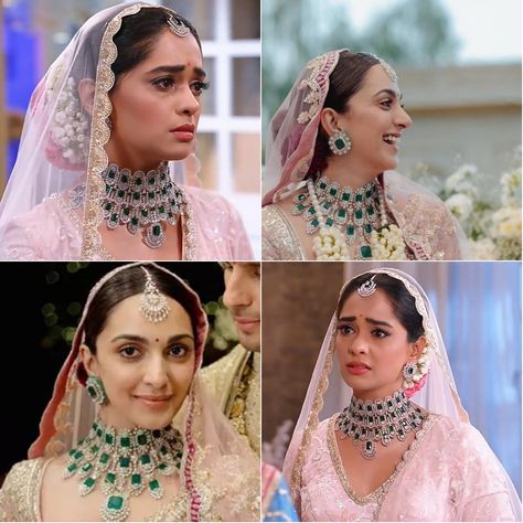 Tv Serial Actress Indian Dresses, 90s Bollywood Fashion, Frock Pattern, Female Accessories, 90s Bollywood Aesthetic, Indian Dresses For Women, Indian Bride Makeup, Bridesmaid Photoshoot, Half Saree Lehenga