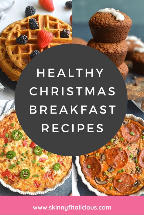 Xmas Breakfast Ideas, Healthy Christmas Breakfast, Holiday Breakfast Recipes, Healthy Holiday Breakfast, Xmas Breakfast, Christmas Breakfast Recipes, Holiday Brunch Recipes, Healthy Christmas Recipes, Low Calorie Vegan