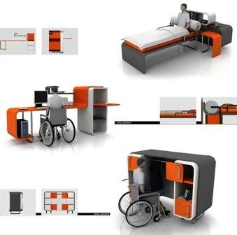 Amazing modular furniture from Turkish design company. http://www.alteratasarim.com/asgallery.swf Wheelchair Accessible Home, Accessibility Design, Furniture Design Competition, Medical Furniture, Jewelry Store Design, Inclusive Design, Turkish Design, Smart Furniture, Multifunctional Furniture