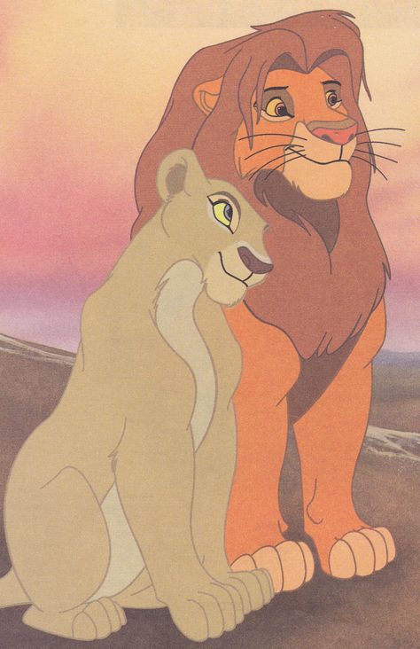 Lion King And Queen Wallpaper, The Lion King Simba And Nala, Lion Couple Drawing, King And Queen Lion, Lion King And Queen, Nala And Simba, Lion King Simba And Nala, King Pictures, Graduation Hair