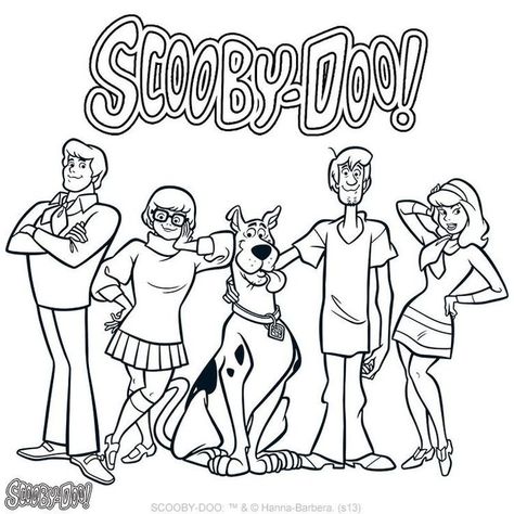 Scooby Doo Coloring Pages Daphne - Cute Scooby Doo Coloring Pages Scooby Doo Coloring Pages, Scooby Doo Halloween, Scooby Doo Images, Coloring Book Download, Monster Coloring Pages, Valentine Coloring Pages, Cartoon Coloring Pages, Disney Coloring Pages, Halloween Coloring Pages