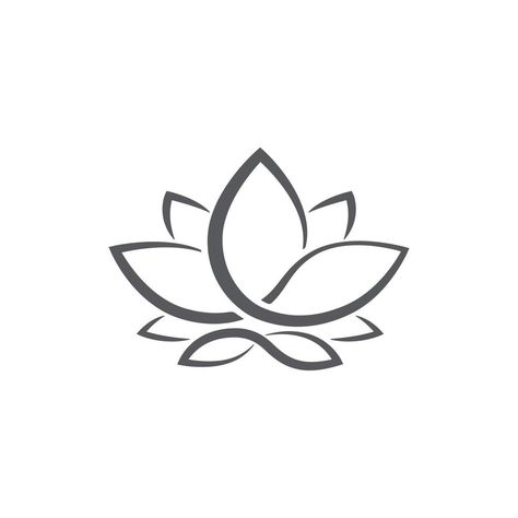 Lotus Logo Design, Lotus Icon, Lotus Flower Outline, Lotus Vector, Massage Logo, Lotus Logo, Flower Outline, Online Yoga, Time Quotes