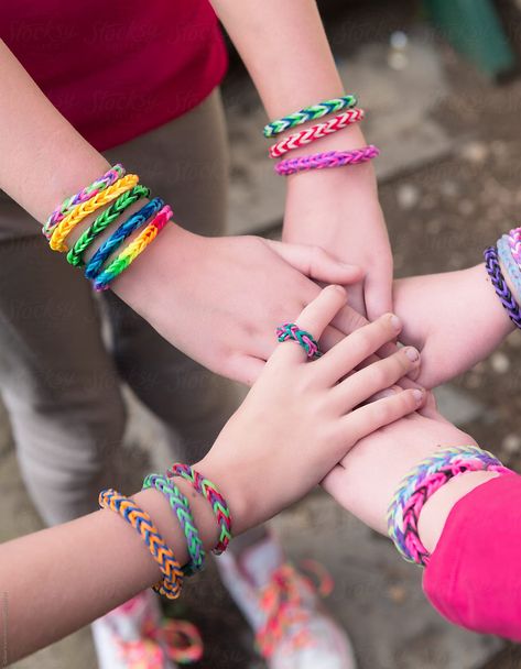 girls wrists adorned with colourful bracelets made from rubber bands Bracelets Wallpaper, Friendship Day Bands, Friendship Day Photos, Friends Dpz, Friends Forever Pictures, Happy Friendship Day Images, Forever Pictures, Friendship Day Images, Pictures For Friends