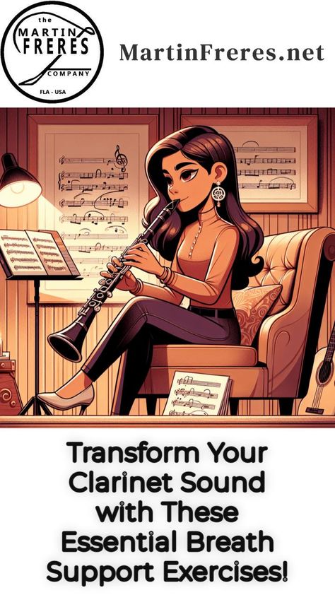 Essential Clarinet Breath Support Exercises: Facts Every Player Should Know https://martinfreres.net/essential-clarinet-breath-support-exercises-facts-every-player-should-know 

 Discover how to elevate your clarinet sound with these breath support tips. Learn techniques like diaphragmatic breathing and circular breathing to improve tone and stamina. From mastering long tones to using quality reeds, find out how every note can count. 

 💬 What is your go-to breathing exercise? Comment below! #Clarinet #Woodwinds #MusicPractice #MartinFreres Circular Breathing, Clarinets, Diaphragmatic Breathing, Music Trivia, Fitness Facts, Music Practice, Breathing Techniques, Breathing Exercises, Fun Facts