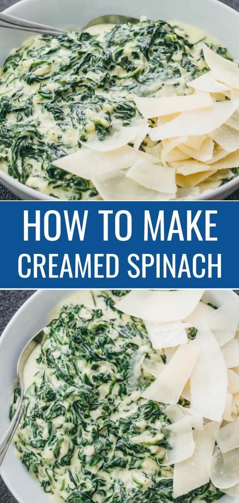 Enjoy this delicious and easy side dish of cheesy creamed spinach. Also great for Thanksgiving and other holidays. Fits low carb and keto diets. #thanksgiving #keto Easy Creamed Spinach, Keto Creamed Spinach, Spinach Side Dish, Atkins Induction, Lunch Foods, Thanksgiving Food Sides, Keto Diets, Low Carb Diets, Thanksgiving Recipes Side Dishes