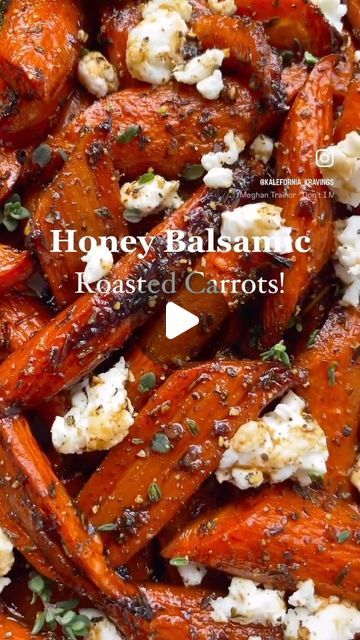 Tasty Tales Haven | Food Page on Instagram: "Sweet, tangy, and roasted to caramelized perfection! These Honey Balsamic Roasted Carrots are the ultimate sidekick to any meal—easy, delicious, and downright addictive! 🥕✨

Eat or Pass?

.
.
.

📹 Creator: @kalefornia
(Recipe link on creator’s page)

Follow @kalefornia for more amazing recipes

DM for credit or removal (no copyright intended)

👉 Follow @tastytaleshaven for daily recipes!

Say yes to Smart Food Swaps and let the tasty, guilt-free fun begin! 🎉🍴

DM me the word “SWAP” for the cookbook & I’ll send you the link!

#tastytaleshaven #carrots #roastedveggies #healthyrecipes #easyrecipes #foodie #foodstagram #recipes #explorepage #fyp #viral" Roasted Carrot Recipes, Honey Balsamic Carrots, Balsamic Roasted Carrots, Balsamic Carrots, Balsamic Carrots Roasted, Honey Balsamic Glaze, Caramelized Carrots, Thyme Salt, Fresh Carrots