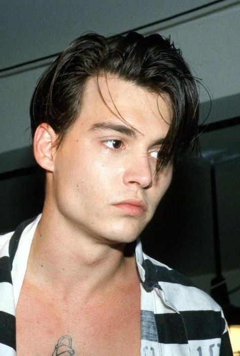 Johnny Depp Haircut, Johnny Depp Long Hair, Johnny Depp 90s, 90s Johnny Depp, John Depp, Barnabas Collins, ج�وني ديب, 90s Actors, Perfect Guy