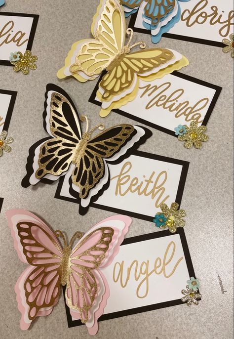 Dorm Room Door Sign, Flower Door Decs Ra, Door Decs Ra Ideas, Dorm Name Signs Door Decs, Butterfly Door Decs, Butterfly Door Decorations, Door Decs Ra Spring, Cute Dorm Door Decorations, Door Decks Ra