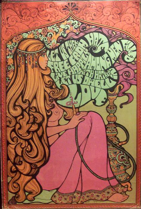 Arte Hippy, Hippie Posters, 60s Art, Psy Art, Hippie Chick, Hippie Love, Rock Posters, Hippie Art, Art And Illustration