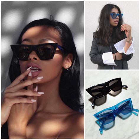 Celine Edge Sunglasses, Fashion Aesthetic, Look Book, Design Inspo, Black Blue, Blue Black, Fashion Inspo, Sunglasses, My Style