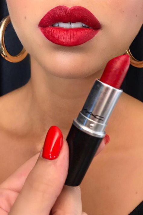 M.A.C Retro Matte Lipstick, Matte Finish - Ruby Woo
.
.
.
pic credit : @maccosmetics Mac Retro Matte Lipstick, Mac Ruby Woo, Mac Retro Matte, Ruby Woo, Lipstick Matte, Matte Lipstick, Mac Cosmetics, Ruby, Mac