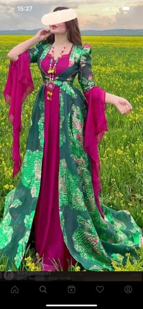 Kurdish Dress, A Woman