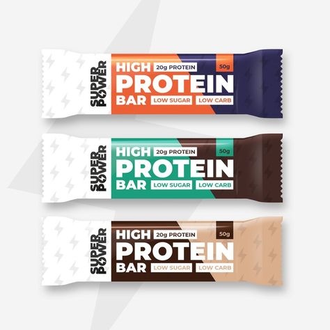 Winning design by Stefan Garic Design Protein Bar Brands, Custom Product Packaging, Biscuits Packaging, Packaging Concept, High Protein Bars, Cereal Bar, Protein Ice Cream, Bar Logo, Food Box