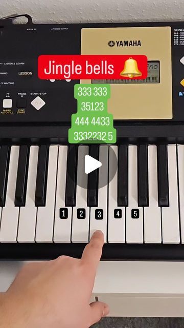 Alex Butler | Piano Tutorials on Instagram: "Jingle Bells 🔔 ❄️⛄️   Tell me, how often did you played it? 🎹😍" Jingle Bells Piano, Jingle Bell Crafts, Piano Tutorial, January 23, Jingle Bell, Jingle Bells, Tell Me, Piano, On Instagram