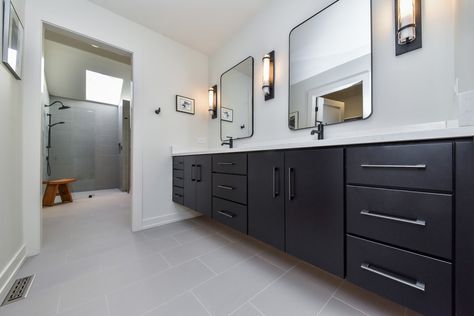 14 Bathroom Design Trends For 2020 | Home Remodeling Contractors | Sebring Design Build 2023 Bathroom Trends, Split Bathroom, Bathroom Trends 2020, Small Bathroom Trends, Bathroom Vanity Trends, Popular Bathroom Colors, Modern Bathroom Trends, Bathroom Lighting Trends, Remodeling Trends