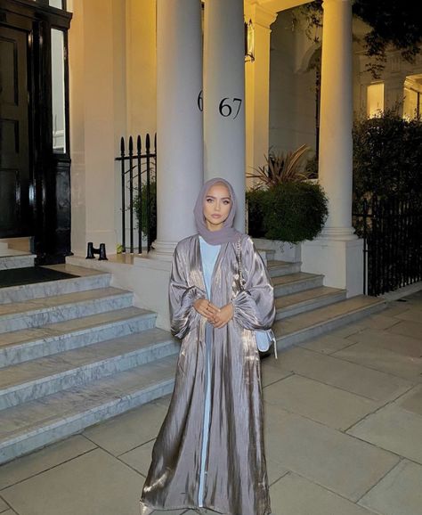 Eid Abaya Outfit, Hajibi Styles, Hijab Fits, Eid Outfit Ideas, Abaya Outfit, Hijabista Fashion, Hijabi Fits, Stile Hijab, Eid Outfit