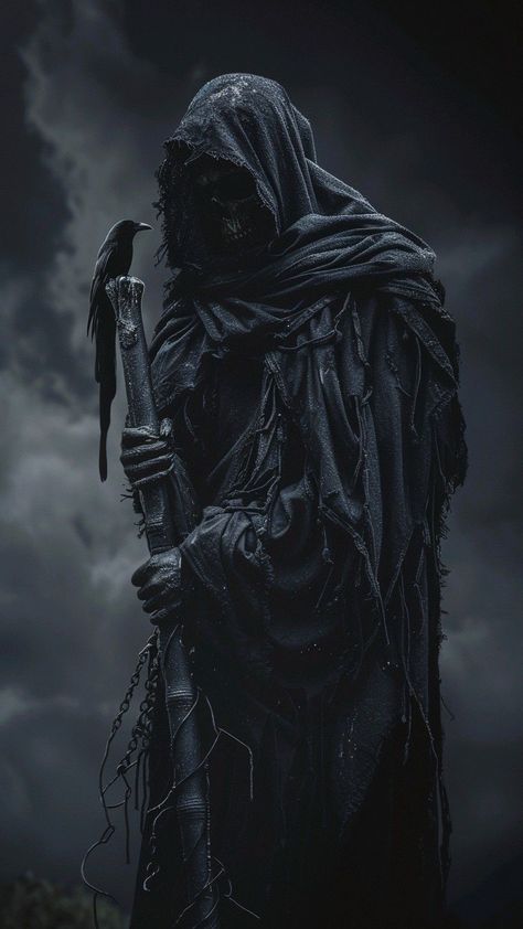 Injured Reference, Gothic Art Wallpaper, Black Magic Wallpaper, Grim Reaper Art Wallpaper, Grim Reaper Tattoo Ideas, Grim Reaper Phone Wallpaper, Grim Reaper Aesthetic, Grim Reaper Background, Grim Reaper Wallpaper