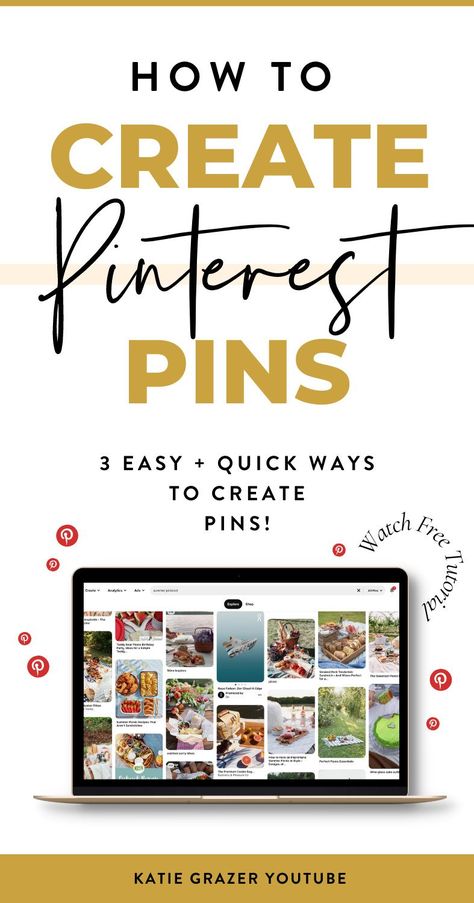 Learn the 3 easy ways how to create pins on Pinterest and how to easily upload them. I’m going to show you how to create Pinterest pins using the Pinterest Chrome Extension, how to create and upload a Manual Pin, and how to create and upload a Scheduled Pin. WATCH NOW! Creating a Pin on Pinterest, Pinterest Tips Tricks, Pinterest Tutorials, How to use Pinterest Tutorials, How to Pin on Pinterest, Pinterest How To, How to Use Pinterest, Pinterest Tips and Tricks, How to Post on Pinterest Pin Tutorial, Pinterest Tutorials, Learn Pinterest, Pinterest Hacks, Social Media Advice, Pinterest Growth, Make Money From Pinterest, Pinterest App, Chrome Extension