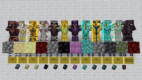 Minecraft Armor Trims, Minecraft Armor, Armor Template, Minecraft Templates, Best Armor, All Minecraft, Badge Template, House Template, Minecraft Tips