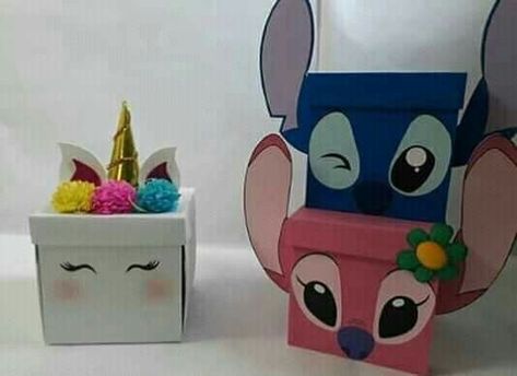 Stitch And Angel Valentine Box Ideas, Stitch Valentines Day Box Ideas, Stitch Valentines Box Ideas, Lilo And Stitch Valentine Box Ideas, Valentines Door Decorations Classroom, Girls Valentines Boxes, Valentine Boxes For School, Diy Valentines Box, Kids Valentine Boxes