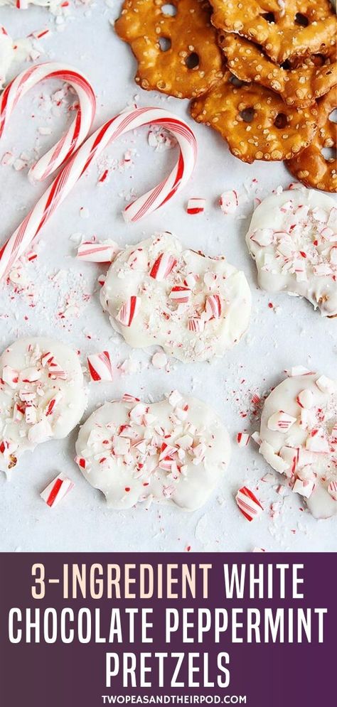 3-Ingredient White Chocolate Peppermint Pretzels in 20 minutes! Pretzels crisps are dipped in white chocolate then sprinkled with crushed candy canes. A fun sweet treat to make for your Christmas cookie exchange! Add them to your holiday baking list now! Peppermint Pretzels, Peppermint Pretzel, Pretzels Chocolate, Salted Caramel Pretzels, Chocolate Chip Shortbread Cookies, Holiday Baking List, Crushed Peppermint, Salted Caramel Mocha, White Chocolate Peppermint