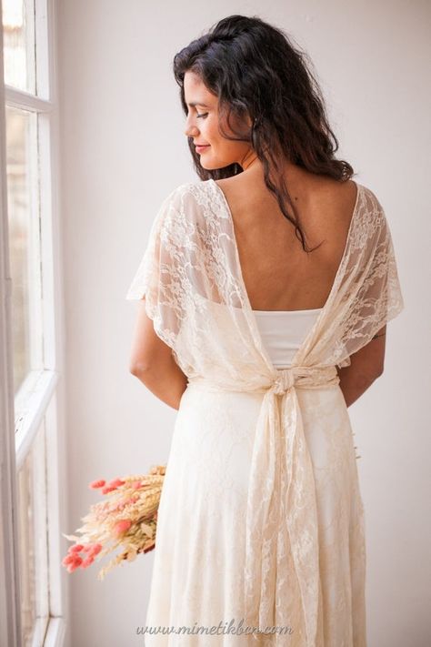 Loose Wedding Dress, Relaxed Wedding Dress, Vestido Convertible, Grecian Wedding Dress, Look Hippie, Chic Wedding Gown, Look Hippie Chic, Cream Wedding Dresses, Grecian Wedding