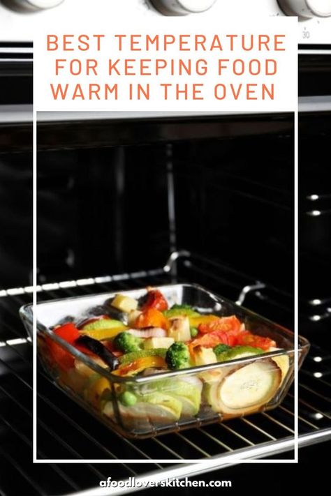 A pan of food in the oven Kitchen Materials, Oven Temperature, Dish Warmer, Best Oven, Practical Kitchen, Keep Food Warm, Warm Food, Big Meals, Culinary Skills