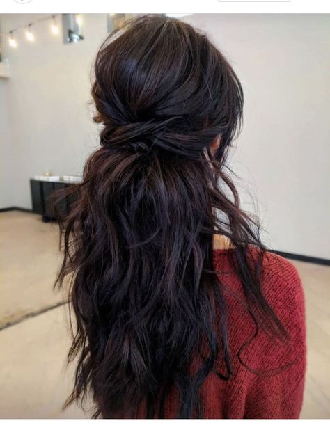 Global Hairstyles, Wedding Hair Brunette, Boho Bridal Hair, Bridal Braids, Hair Brunette, Boho Wedding Hair, Pretty Brunette, Hair Extensions Best, Veil Hairstyles