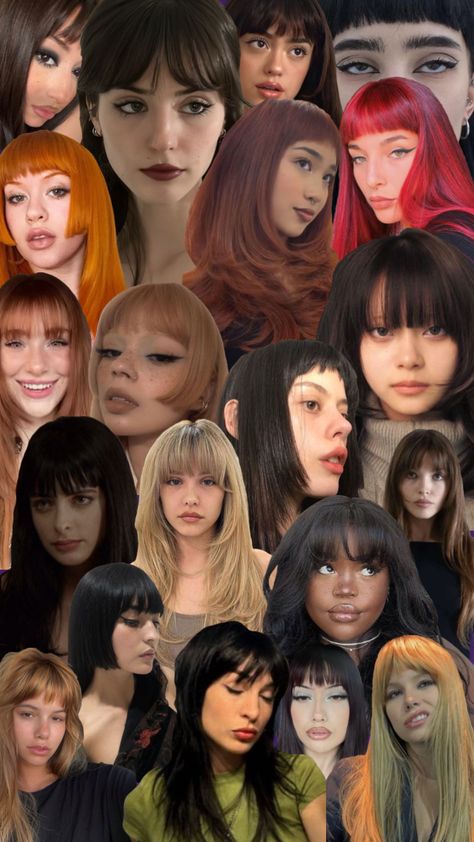 Bangs #bangs #fringe #hair #hairstyle #haircut #fyp #trending #alternative #darkfeminine Alternative Bangs, Bangs Fringe, Fringe Hair, New Hair, Hair And Nails, Bangs, Hair Cuts, Hair Styles, Makeup