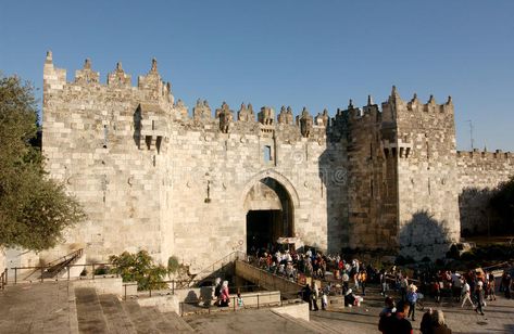 Damascus gate, jerusalem. Damascus gate in jerusalem during sunny day , #Ad, #gate, #Damascus, #jerusalem, #day, #sunny #ad Stairs Entrance, Damascus Gate, Entrance Gate, Damascus, Sunny Day, Barcelona Cathedral, Free Stock Photos, Sunny Days, Sunnies