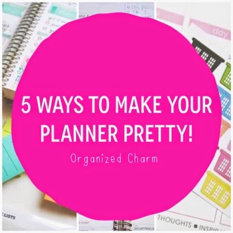 5 Ways to Make Your Planner Pretty! Papermate Flair Pens, Pinterest Planner, Organized Teacher, Blog Organization, Flair Pens, Pretty Planners, School Survival, A Little Life, Planner Charms