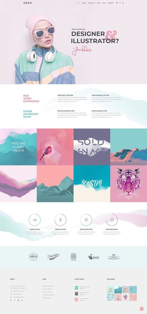 Freelancer Portfolio, Design Portfolio Layout, Logos Photography, Cv Inspiration, Ui Ux 디자인, Agency Portfolio, Portfolio Theme, Web Portfolio, Web Design Mobile