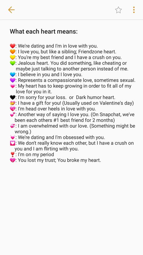 Color Heart Meaning, What Does <3 Mean, What Hearts Mean, What Does The White Heart Emoji Mean, Stages Of A Crush, What Do All The Heart Emojis Mean, What Do Different Hearts Mean, What Text Mean, What Does Lmao Mean