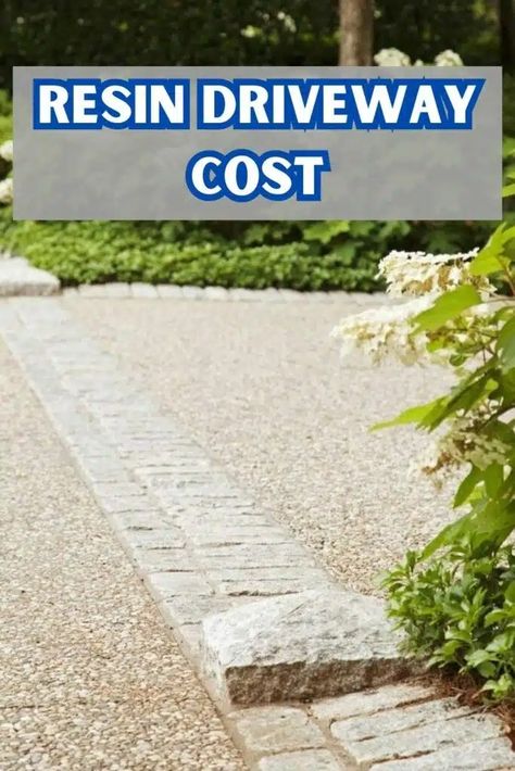 Resin Driveway Ideas: Enhancing Home Exteriors - Bluehomediy Resin And Brick Driveway, Driveway Apron Ideas, Vuba Resin Driveway, Resin Driveway Ideas Uk, Asphalt Driveway Ideas, Driveway Ideas Uk, Resin Driveway Ideas, Ditch Ideas, Driveway Pavers Design