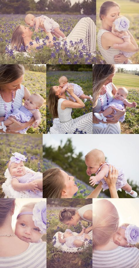 4 Month Old Photoshoot Ideas, Baby Photoshoot Ideas Outdoor, Bluebonnet Family Photos, Blue Bonnet Family Photos, Bluebonnets Photoshoot, Baby Blue Bonnet Pictures, Bluebonnet Toddler Pictures, Kids Bluebonnet Pictures, Mom Daughter Photography