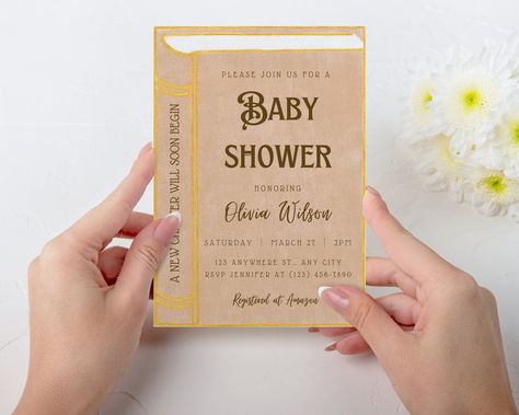 Baby Shower Book Theme, Storybook Baby Shower Theme, Book Baby Shower Invitation, Book Shower, Storybook Baby Shower, Book Theme, Book Baby, Dream Baby, Baby Shower Planning