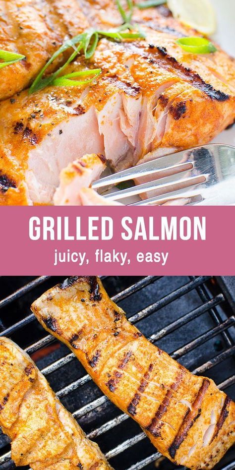 Grilled Salmon Seasoning, Salmon On The Grill, Best Grilled Salmon Recipe, Healthy Family Recipes, Grilled Salmon Recipes, Salmon Seasoning, Healthy Salmon, Healthy Grilling, Recipe Dinner