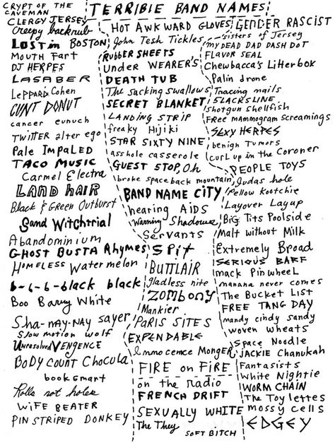 Coming up with a band name was REALLY hard. | The 26 Stages Of Starting A Band