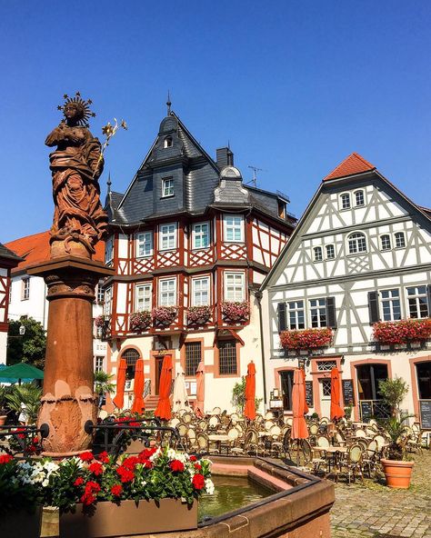 Marktplatz, Heppenheim, Hessen Hessen Germany, Herrenchiemsee Palace, German Houses, Austria, Germany, House Styles, Instagram